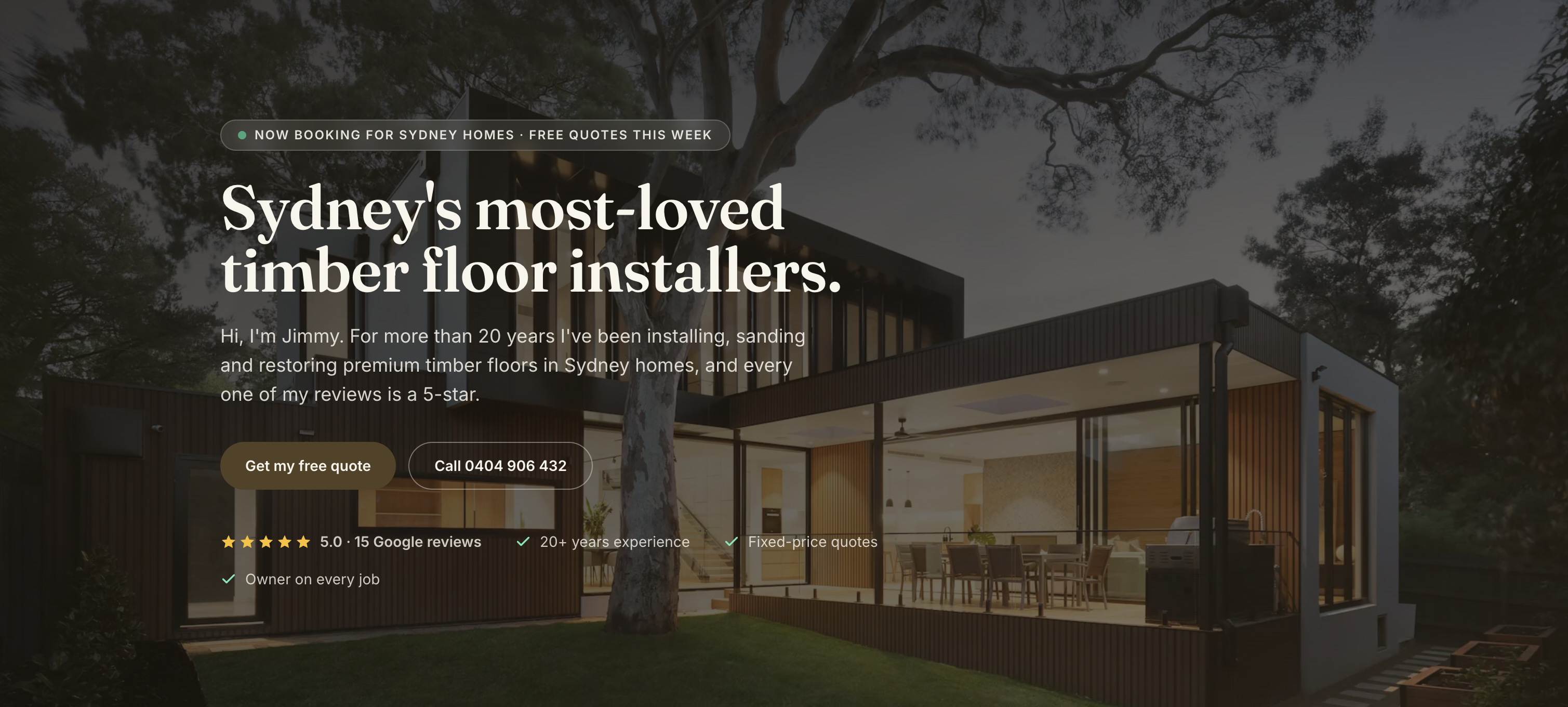 Design Timber Flooring website